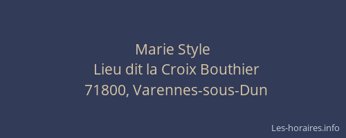 Marie Style
