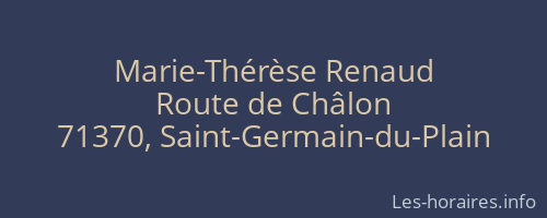 Marie-Thérèse Renaud
