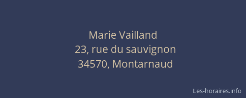 Marie Vailland