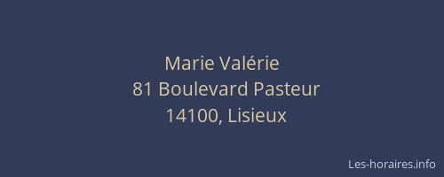 Marie Valérie
