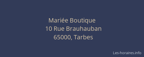 Mariée Boutique