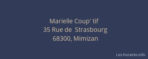 Marielle Coup' tif