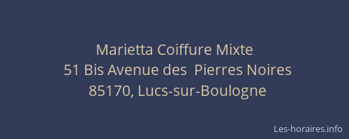 Marietta Coiffure Mixte