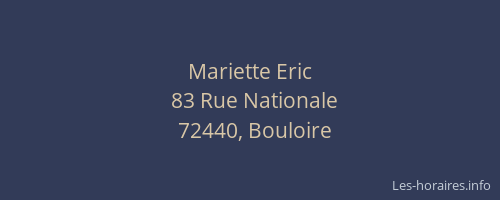 Mariette Eric