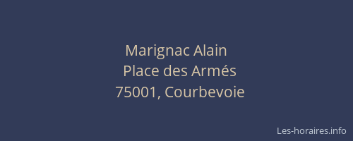 Marignac Alain