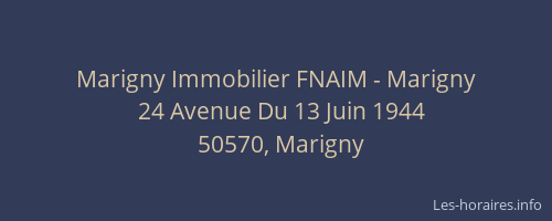 Marigny Immobilier FNAIM - Marigny