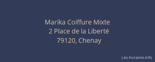 Marika Coiffure Mixte