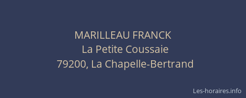 MARILLEAU FRANCK