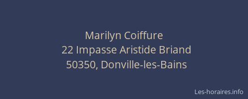 Marilyn Coiffure
