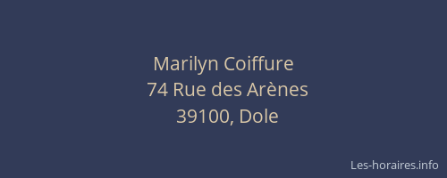 Marilyn Coiffure