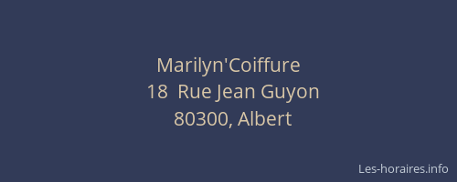 Marilyn'Coiffure