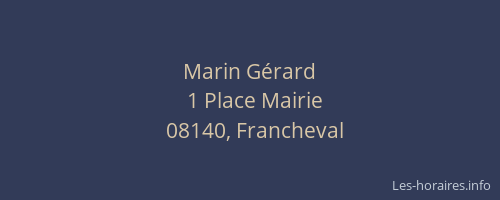 Marin Gérard