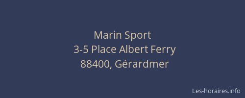 Marin Sport