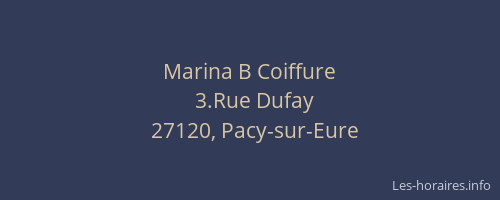 Marina B Coiffure