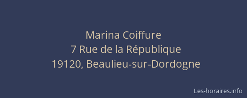 Marina Coiffure