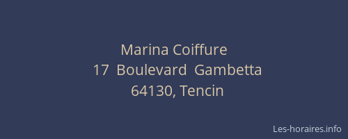 Marina Coiffure