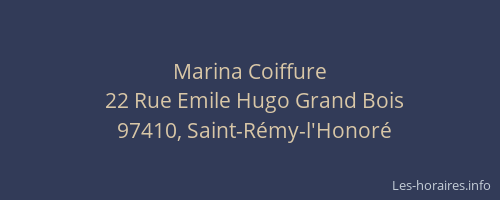 Marina Coiffure