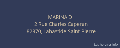 MARINA D