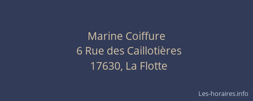 Marine Coiffure