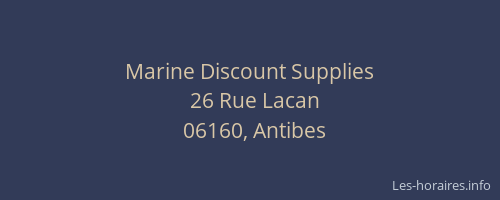 Marine Discount Supplies