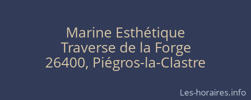 Marine Esthétique