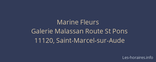 Marine Fleurs