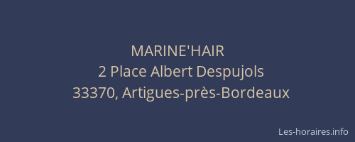 MARINE'HAIR