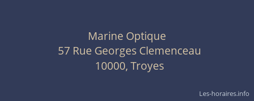 Marine Optique
