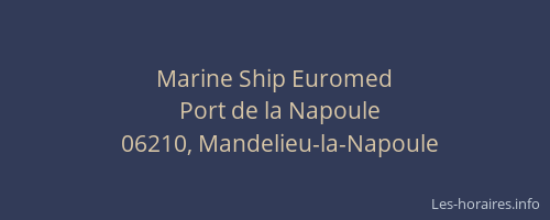Marine Ship Euromed