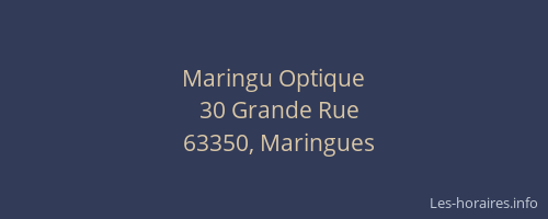 Maringu Optique