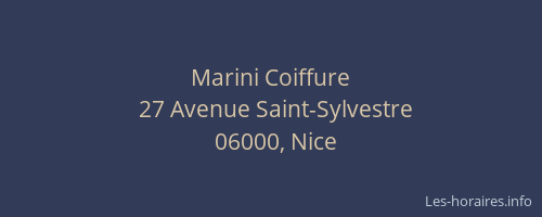 Marini Coiffure