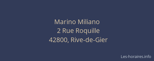 Marino Miliano
