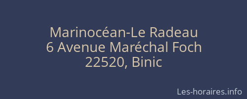 Marinocéan-Le Radeau