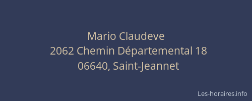 Mario Claudeve