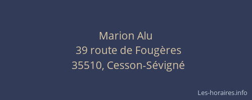 Marion Alu