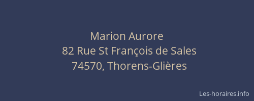 Marion Aurore
