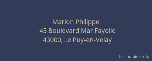 Marion Philippe