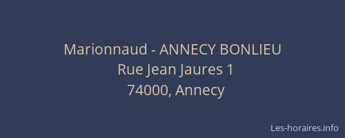 Marionnaud - ANNECY BONLIEU