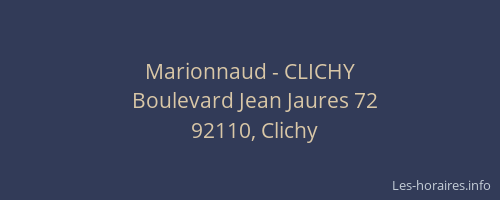 Marionnaud - CLICHY