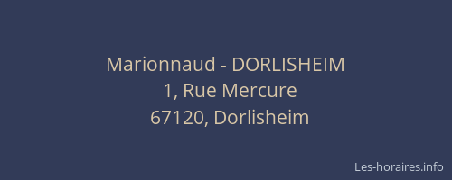 Marionnaud - DORLISHEIM
