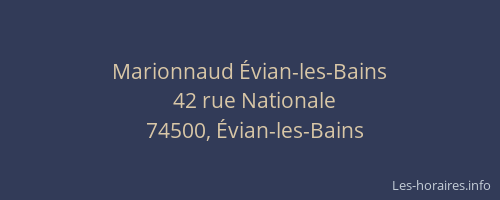 Marionnaud Évian-les-Bains