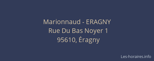 Marionnaud - ERAGNY