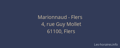 Marionnaud - Flers
