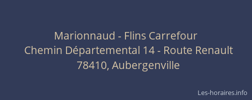 Marionnaud - Flins Carrefour