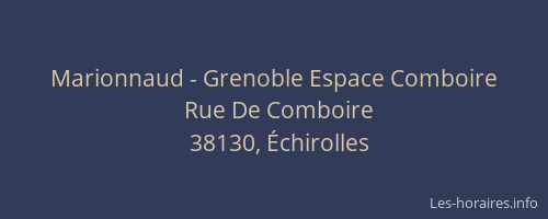 Marionnaud - Grenoble Espace Comboire