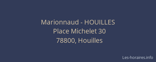 Marionnaud - HOUILLES