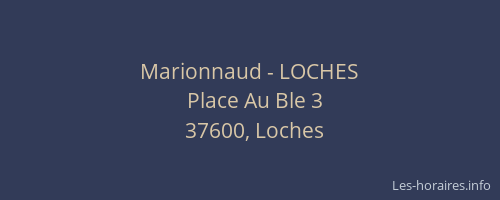 Marionnaud - LOCHES