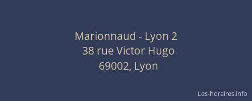 Marionnaud - Lyon 2