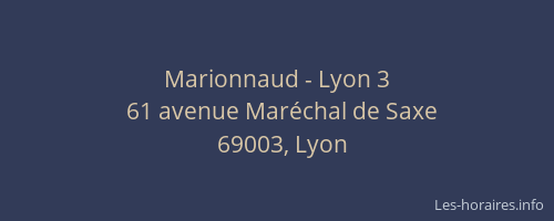 Marionnaud - Lyon 3