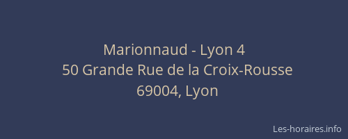 Marionnaud - Lyon 4
